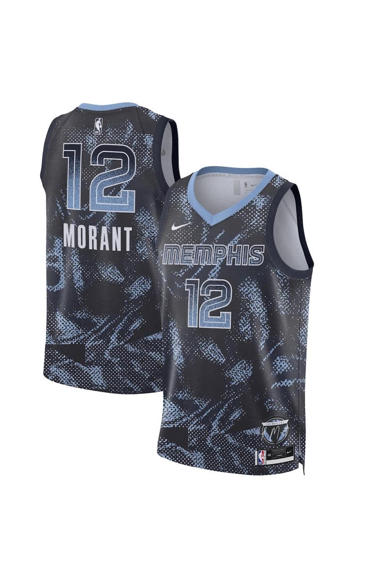 Unisex Nike Ja Morant Navy Memphis Grizzlies 2025 Select Series Swingman Player Jersey, Alternate, color, Navy
