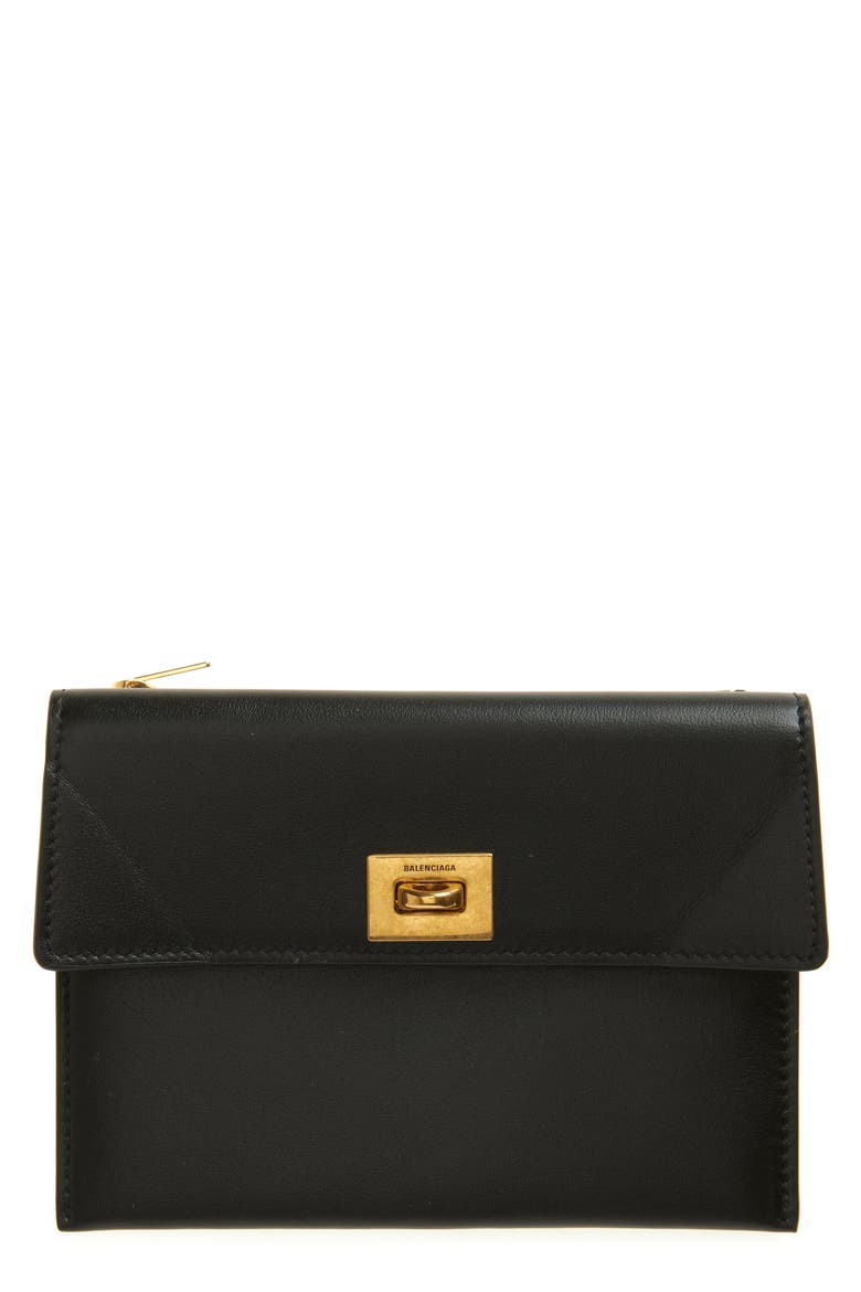 Rodeo Leather Card Case, Main, color, 1000 BLACK