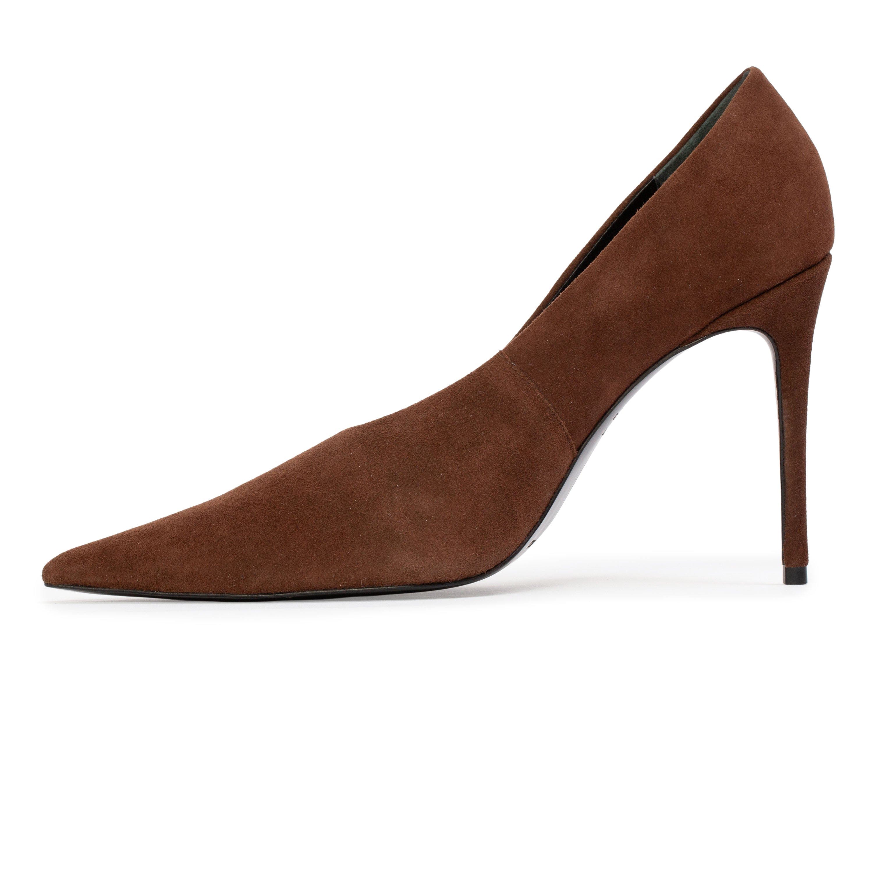 BLACK SUEDE STUDIO Jona 100 Suede Pump, Alternate, color, Brownie Suede