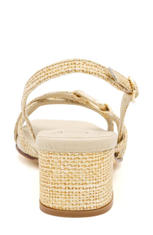 Amalfi By Rangoni Marte Slingback Sandal In Brown Glitter Balla