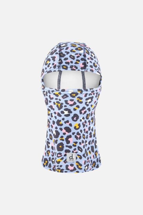 Leopard Brushed Jersey Reflective Stretch Balaclava