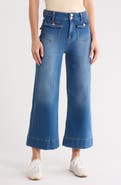 Vigoss Dylan Braid Waist Wide Leg Jeans