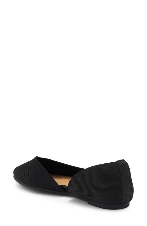 Shop Me Too Aria Half D'orsay Flat In Black