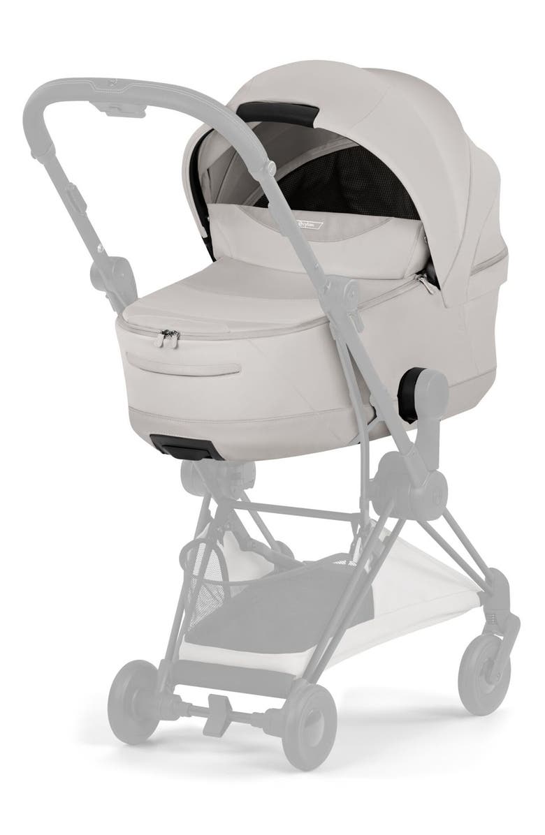 CYBEX Fold Lux Carry Cot for the Mios/Coya Strollers – Style Collection, Alternate, color, City Grey