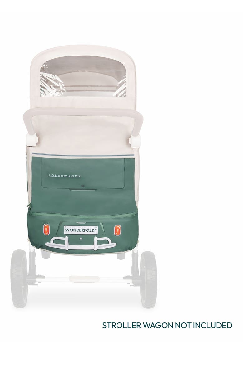 WonderFold Special Edition Volkswagon Stroller Wagon Weather Cover, Alternate, color, Green