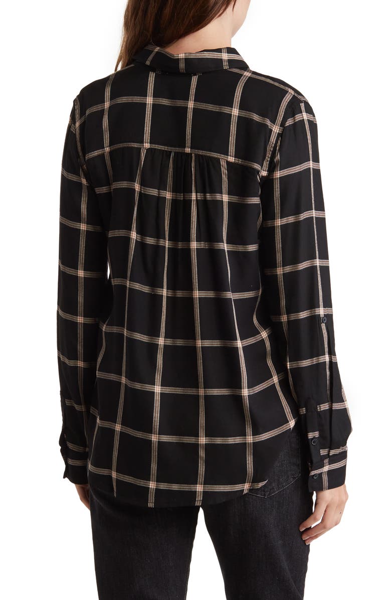 COMO VINTAGE Plaid Button-Up Shirt, Alternate, color, 