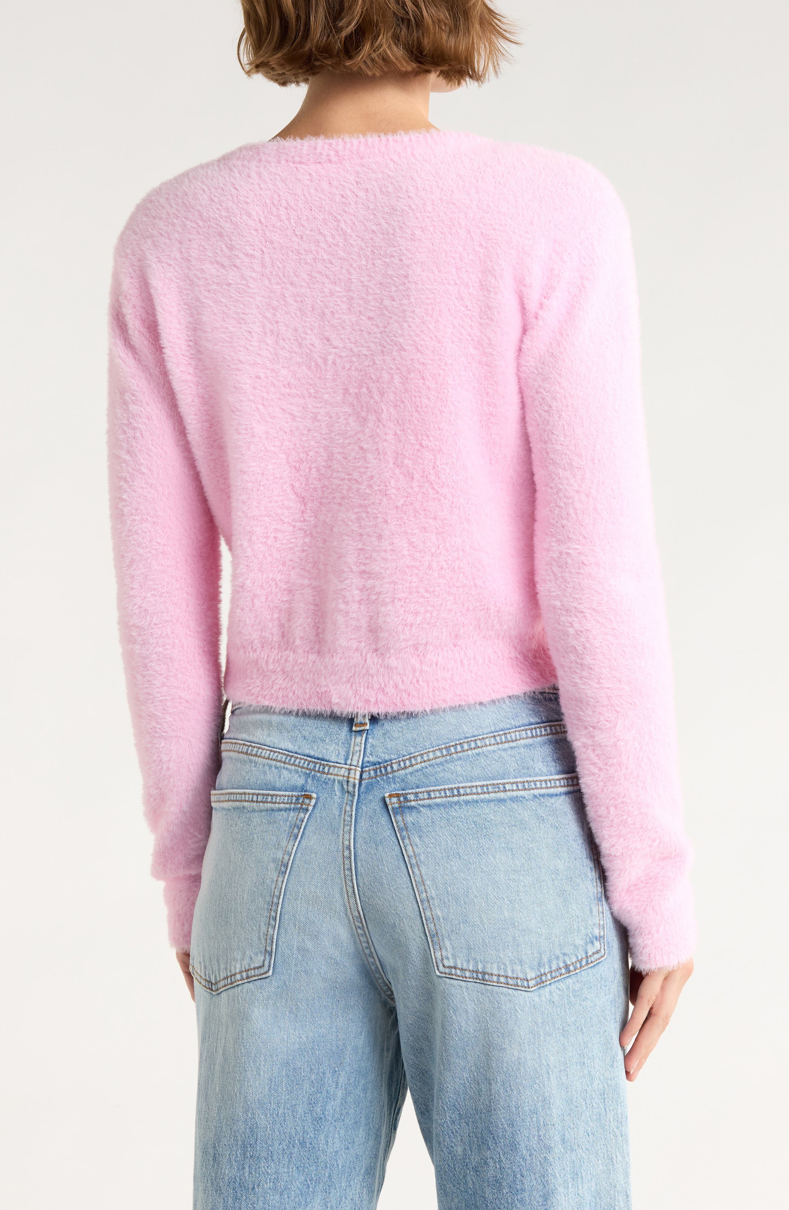 Eyelash Knit Cardigan - image 4