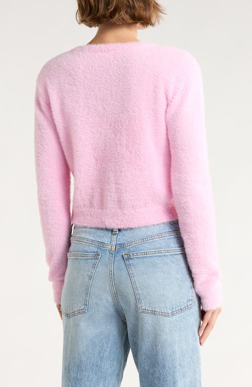 Abound Eyelash Knit Cardigan In Pink