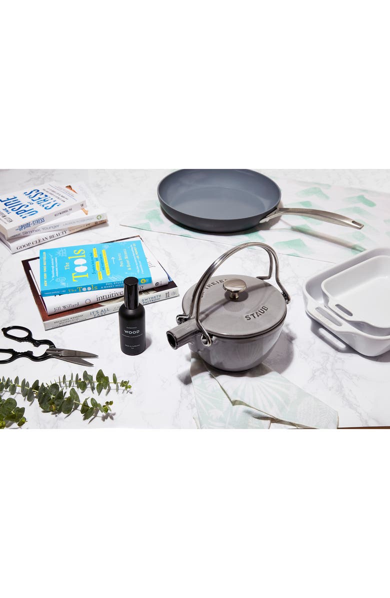 Staub 1 Quart Enameled Tea Kettle, Alternate, color, Graphite Grey