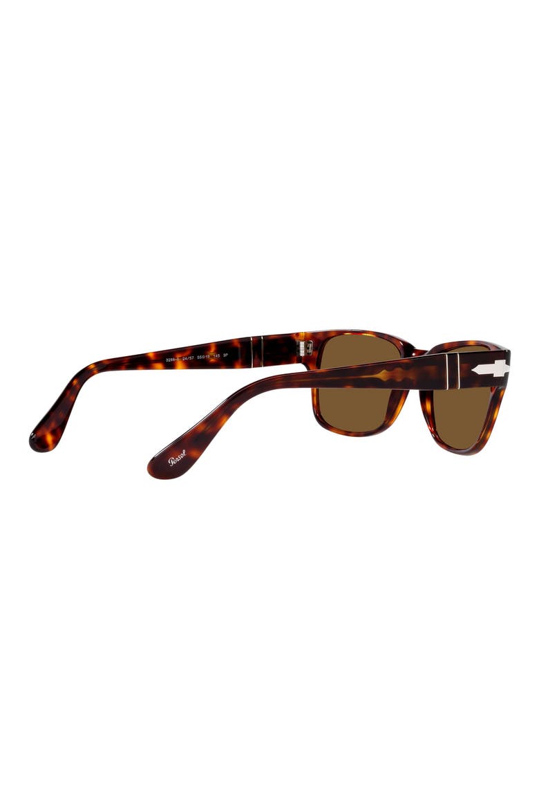 Polarized Rectangular Sunglasses, Alternate, color, POL BROWN