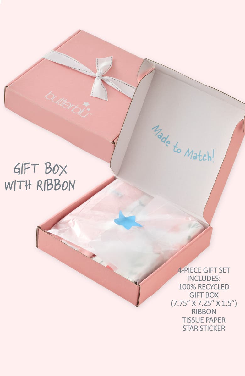 BUTTERBLU Take Me Home 4-Piece Baby Gift Set, Alternate, color, Floral Fields