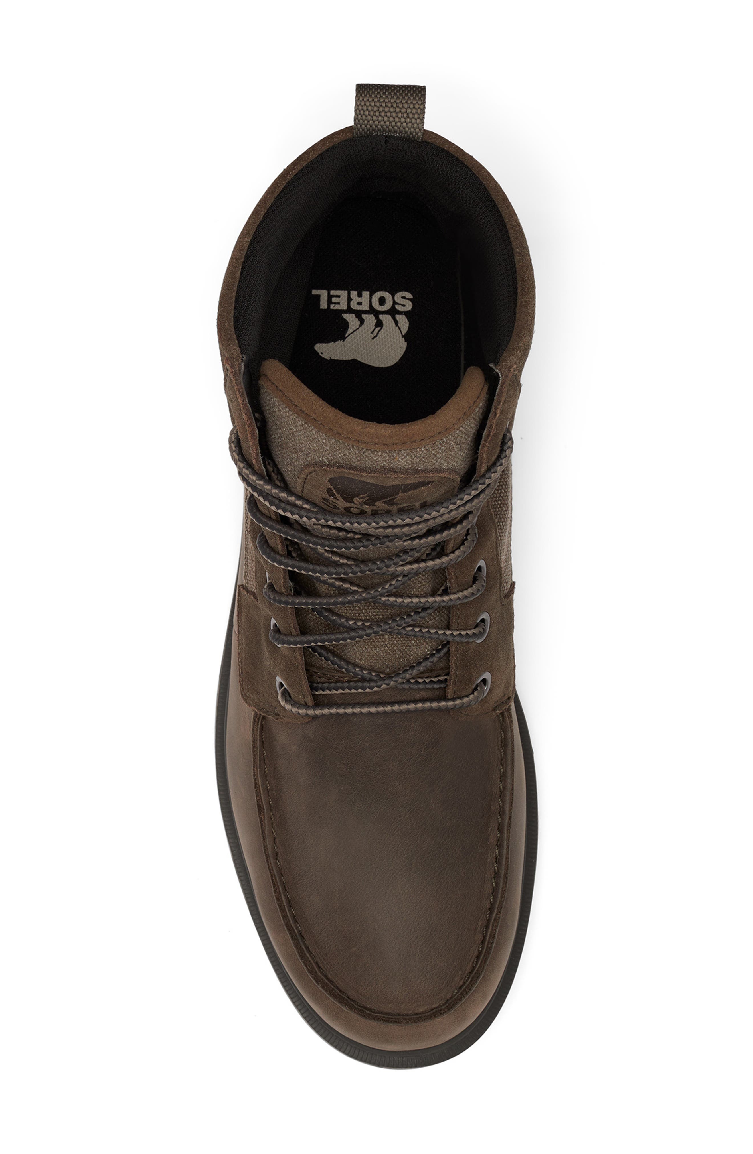 SOREL Carson Moc Waterproof Boot, Alternate, color, Major/ Wet Sand