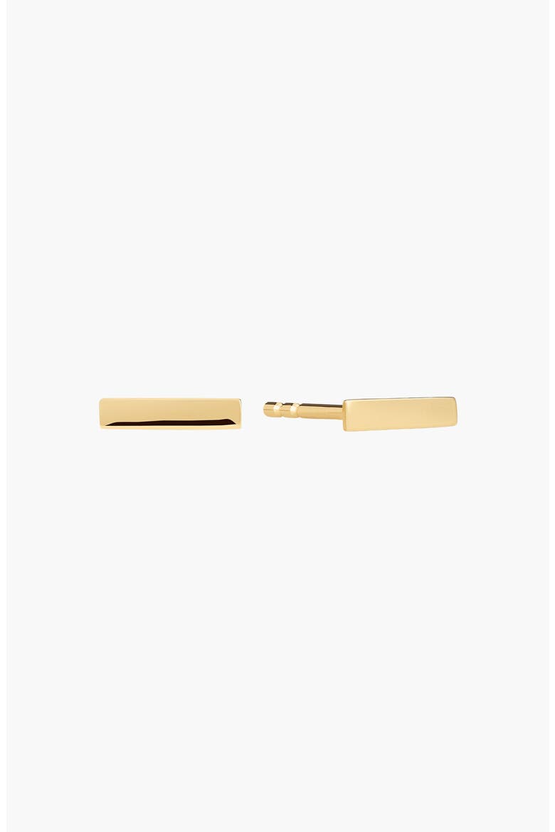 Bar Studs, Main, color, Yellow Gold
