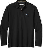 Tommy Bahama Vintage Vines Long Sleeve Five O'Clock IslandZone® Piqué Polo