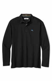 Vintage Vines Long Sleeve Five O'Clock IslandZone® Piqué Polo