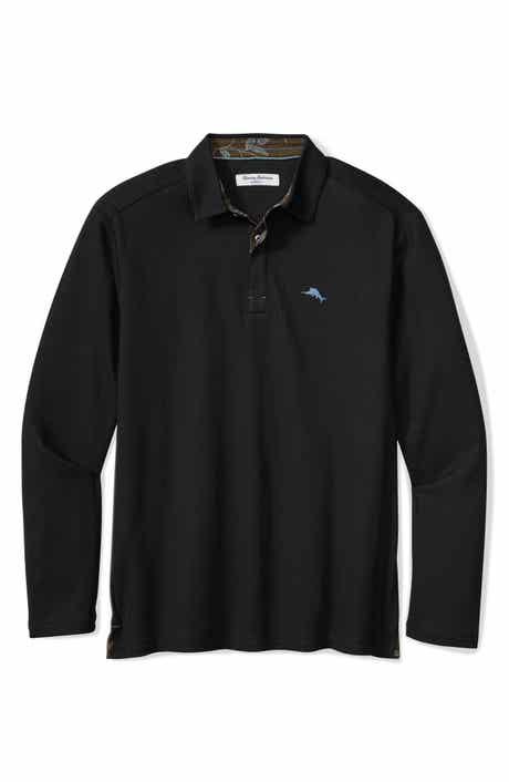 Vintage Vines Long Sleeve Five O'Clock IslandZone® Piqué Polo