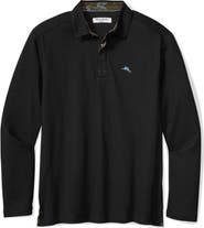 Tommy Bahama Vintage Vines Long Sleeve Five O'Clock IslandZone® Piqué Polo