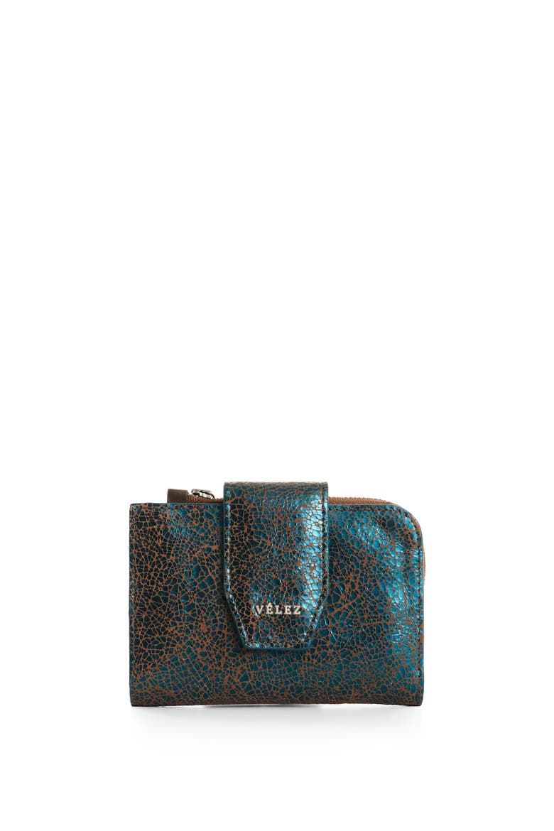Pearl Folia Leather Wallet, Main, color, Blue