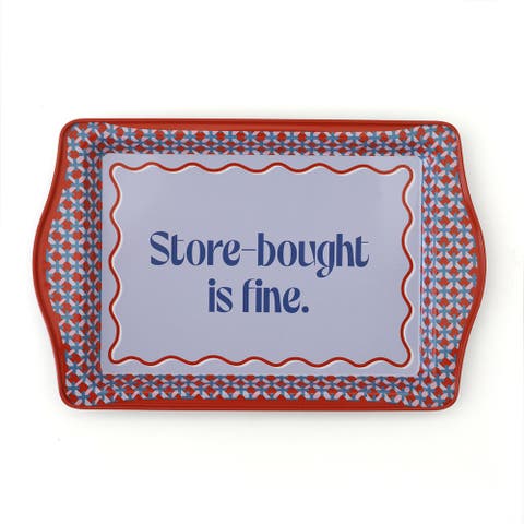 Witty Sayings Metal Trinket Trays