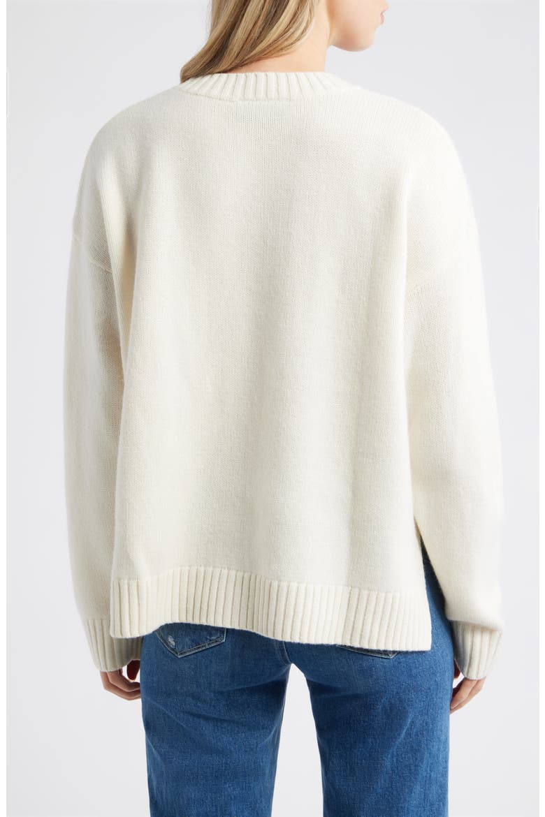 Bliss Ski Sweater, Alternate, color, CREAM