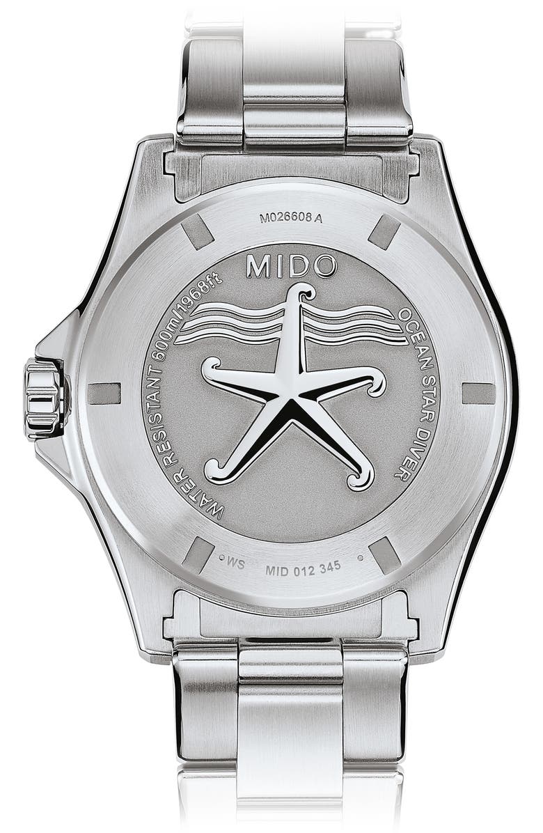 MIDO Ocean Star Diver Automatic Bracelet Watch, 43.5mm, Alternate, color, 