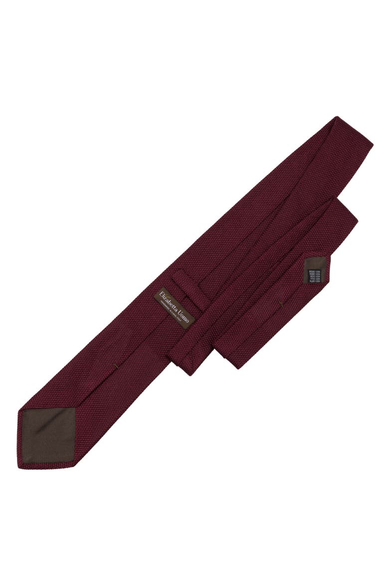 Chianti - Silk Grenadine Tie for Men, Alternate, color, Burgundy