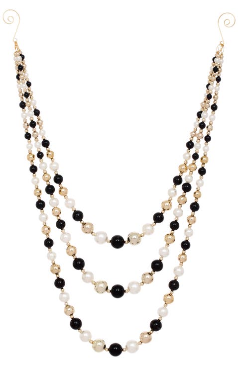 Elegant Mix Bead Garland, Set of 4