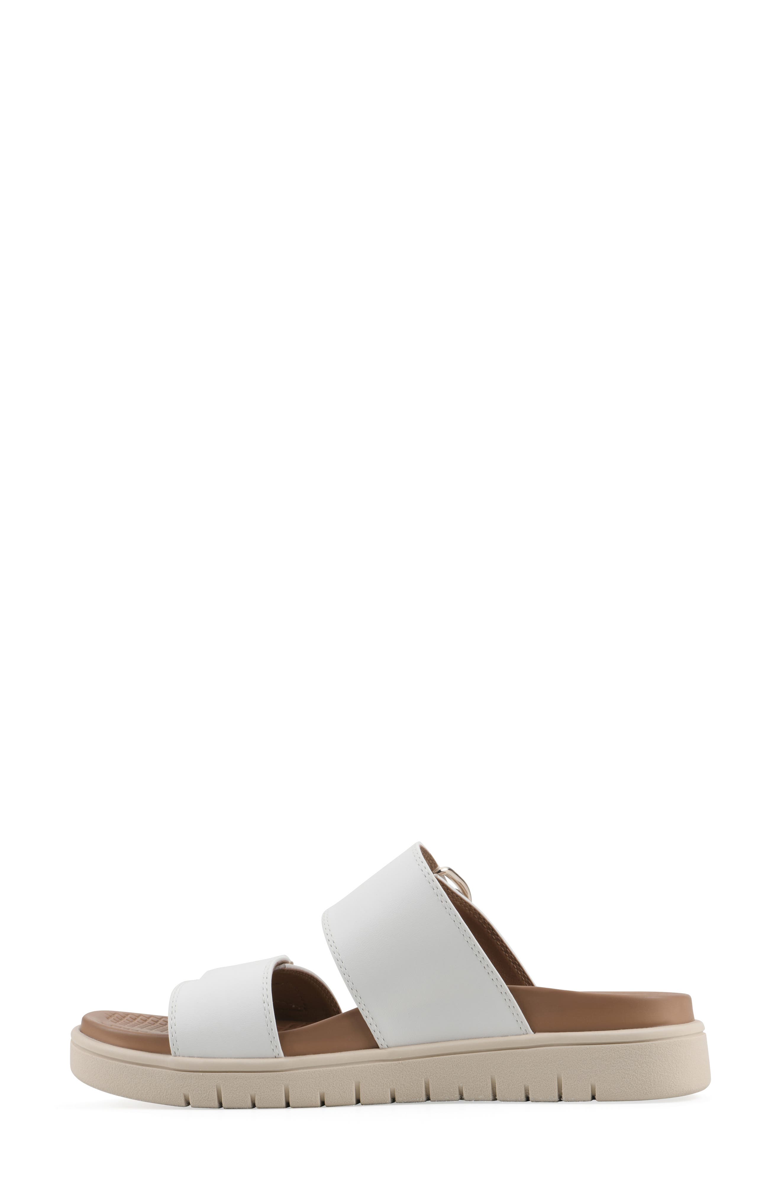 White Mountain Footwear Namaste Fom Recovery Slide Sandal, Alternate, color, 