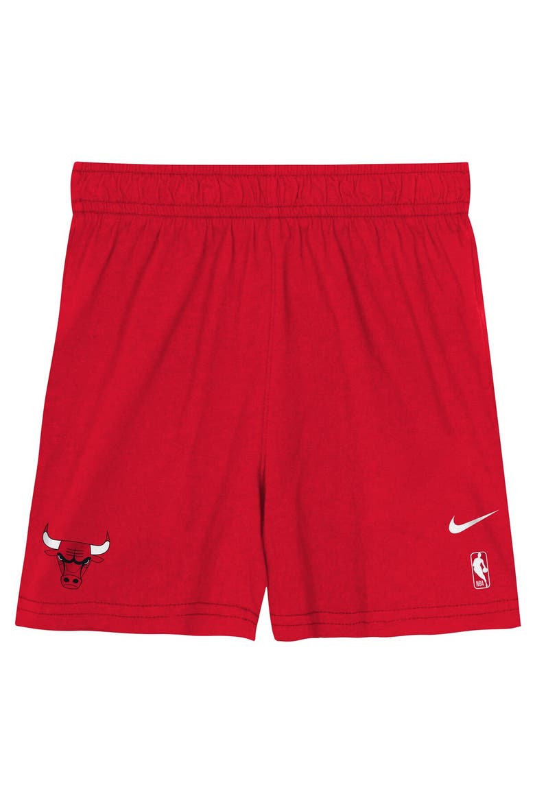 Youth Nike  Red/Black Chicago Bulls Practice T-Shirt & Shorts Set, Alternate, color, Red