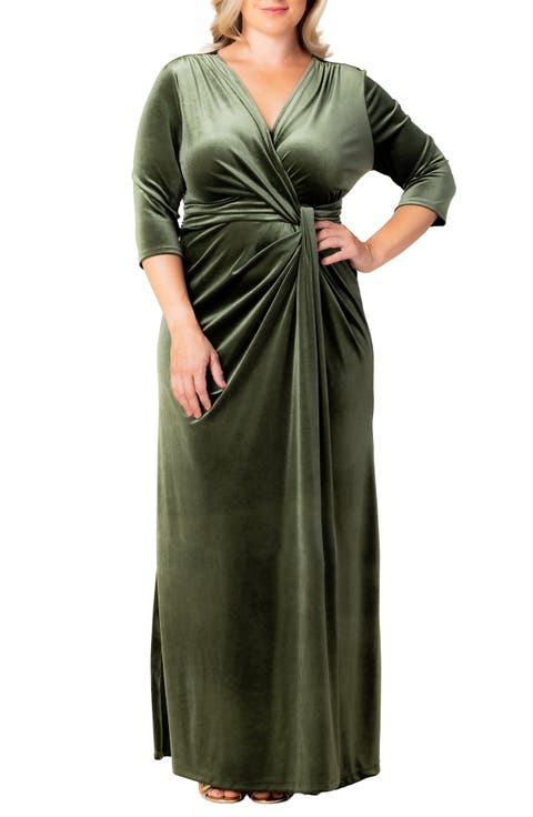 Versailles Velvet Evening Gown