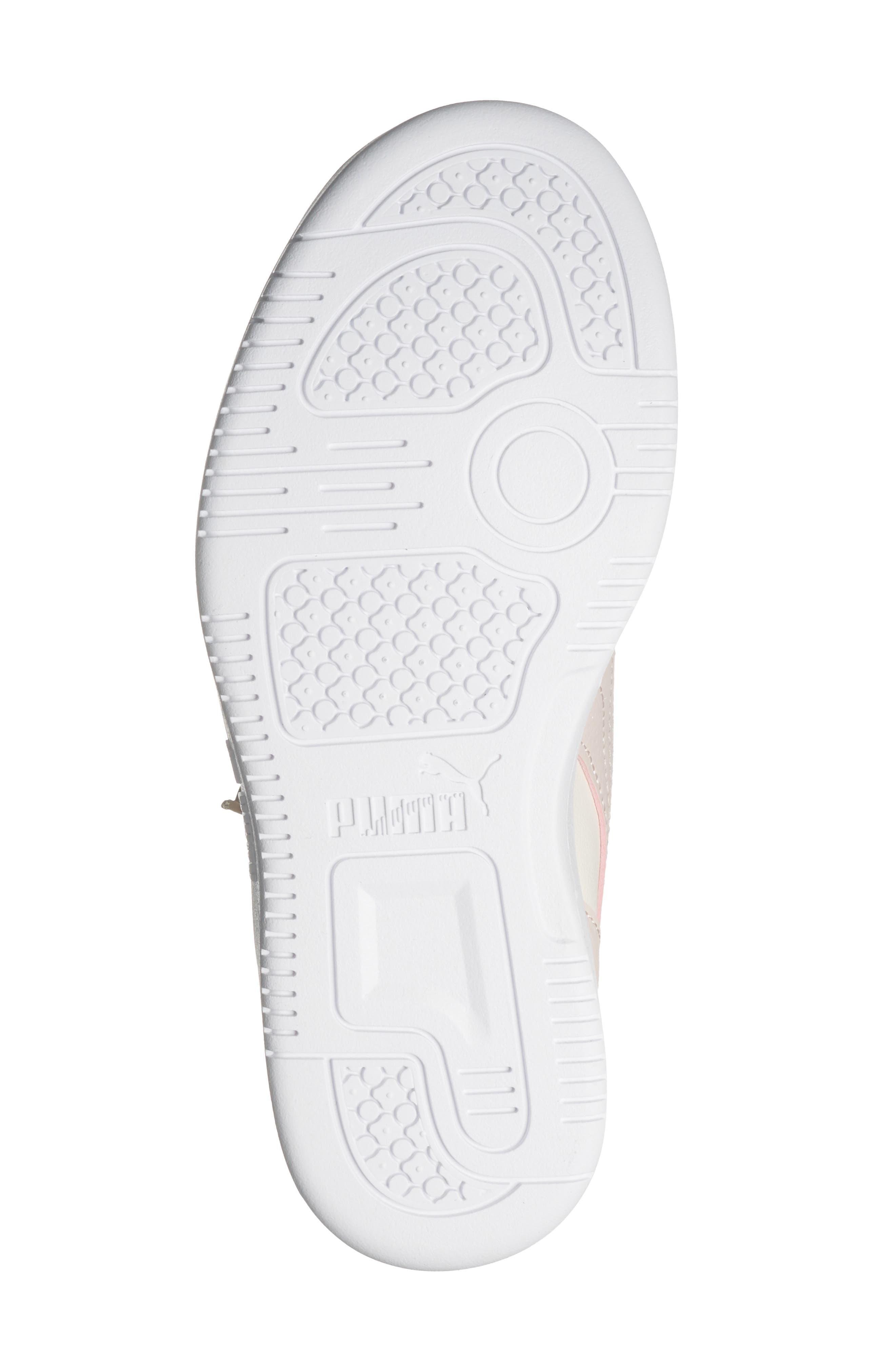 PUMA Kids' Rebound Layup High Top Sneaker, Alternate, color, Frosted Ivory/ Island Pink