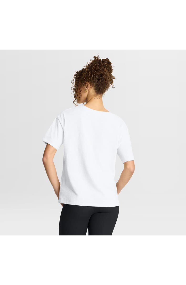 FANATICS Women's Fanatics White Green Bay Packers Redzone Slub Boxy T-Shirt, Alternate, color, White