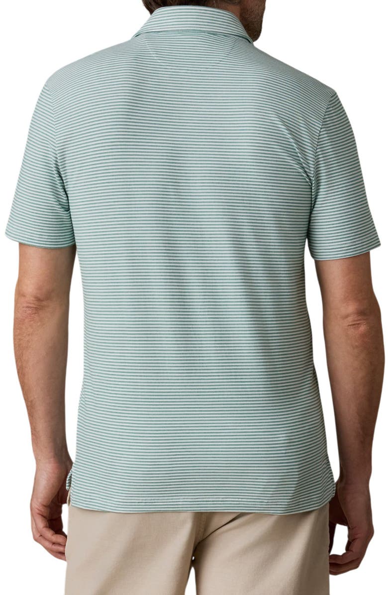 Faherty Movement Polo, Alternate, color, Ivory Spring Stripe