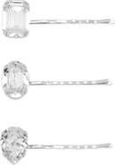 Jennifer Behr Karina Assorted 3-Pack Czech Crystal Bobby Pins