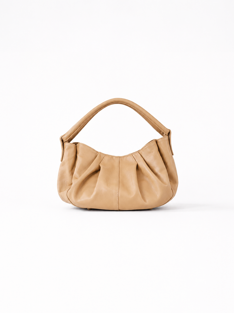 Liora Sculptural Leather Shoulder Bag