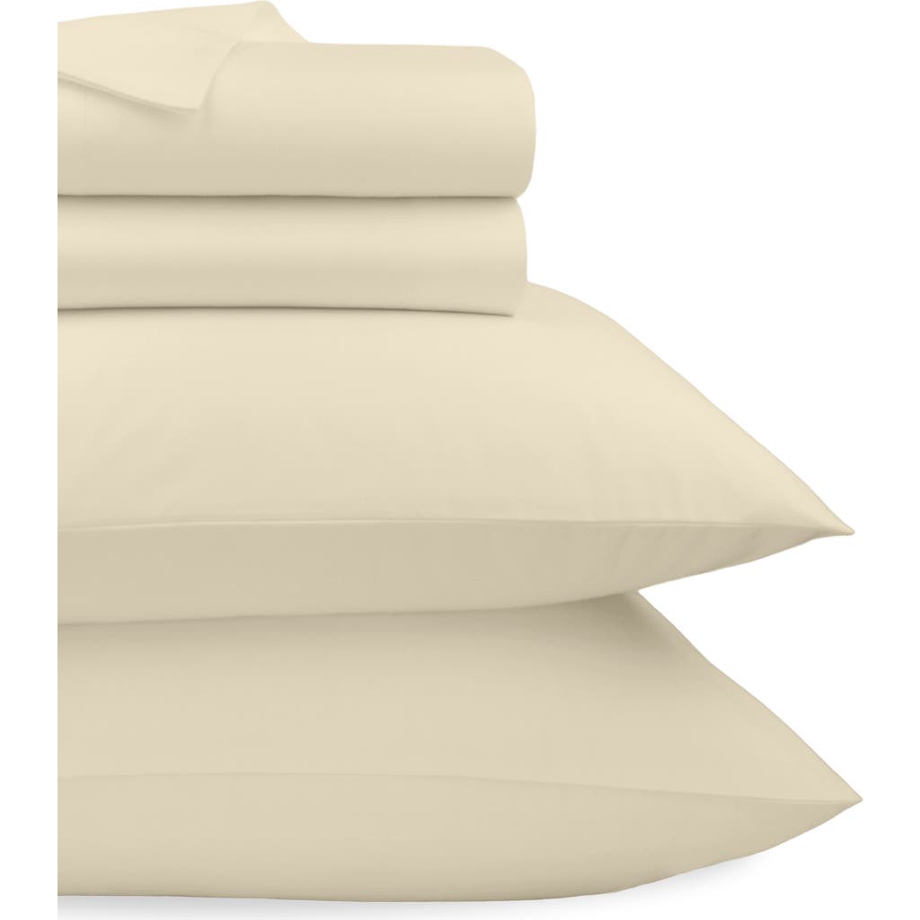 California Design Den Grand Indulgence 1000 Thread Count 100% Cotton Sateen Sheet Set In Neutral
