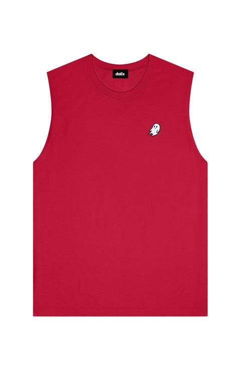 Mens Ghost Lightweight Cotton Tank