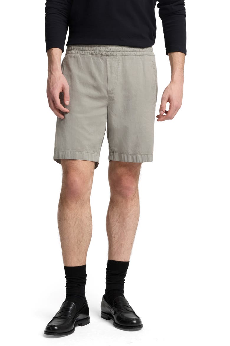 Pull-On Cotton Blend Shorts, Main, color, SAGE
