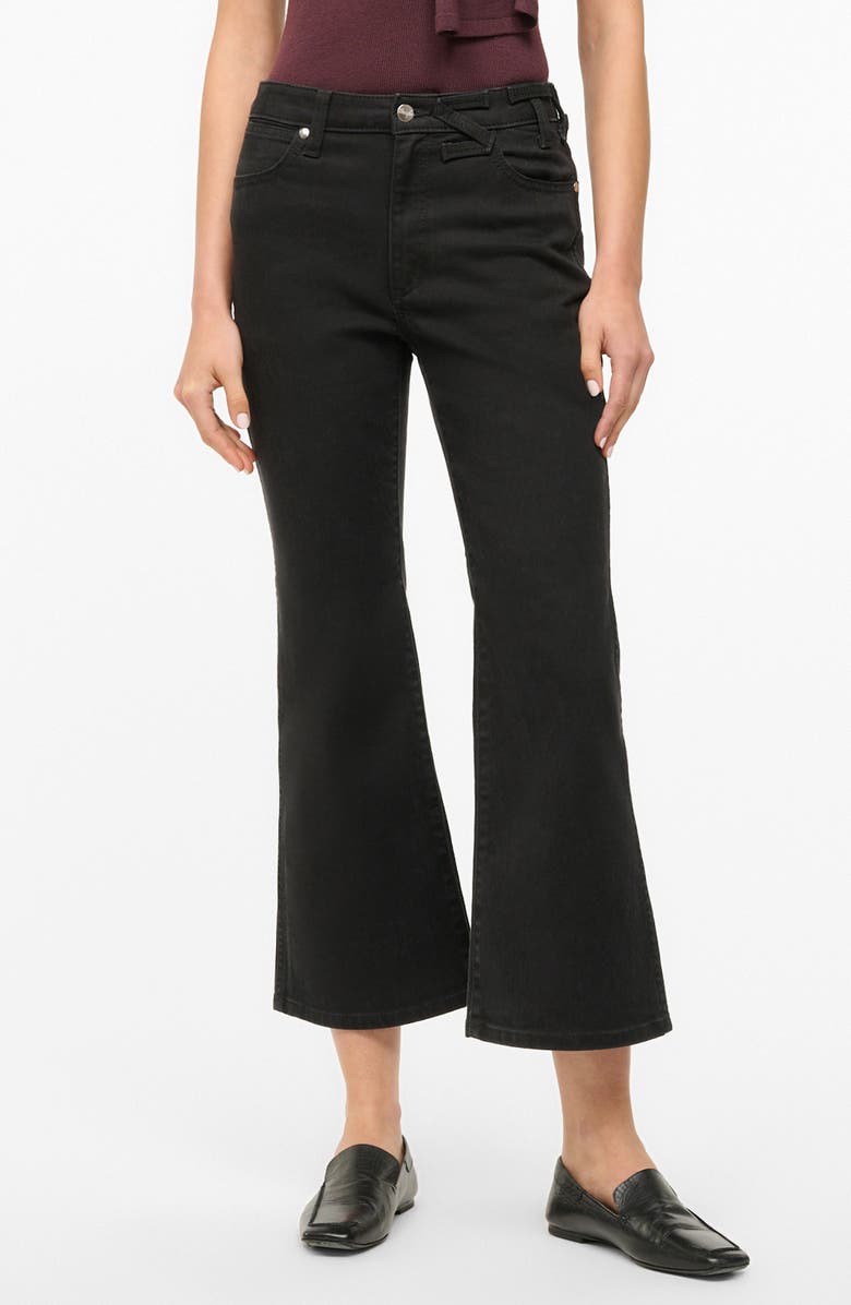 STAUD + Wrangler The Crop Bootcut Jeans, Main, color, 