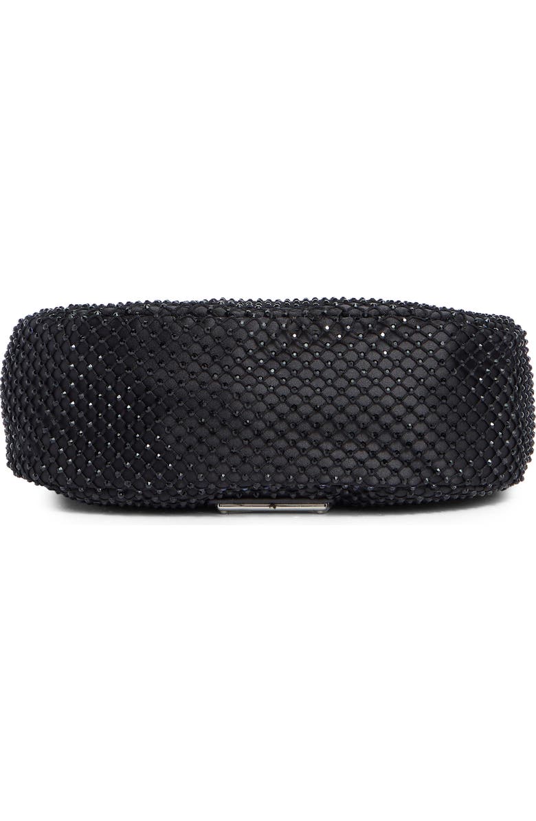 Madden Girl Rhinestone Mesh & Satin Mini Shoulder Bag, Alternate, color,