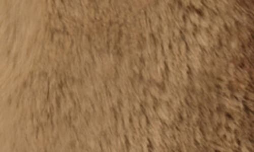 Apparis Sylke Pluche™ Faux Mink Longline Coat In Brown