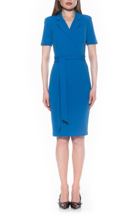 Alexia Admor フロントタイ ジョイス シース ミディ ドレス Alexia Admor Dresses – Modern Styles for Work, Events & More