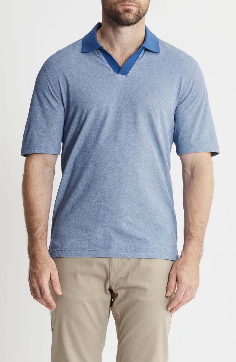 JACHS South Hampton Johnny Collar Polo, Main, color, Blue