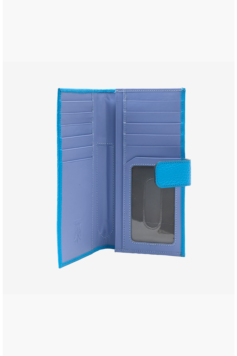 Ascot Long Slim Wallet, Alternate, color, Azure
