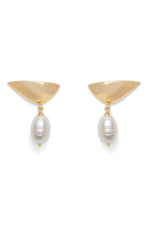 Freshwater Pearl Lobe Earrings