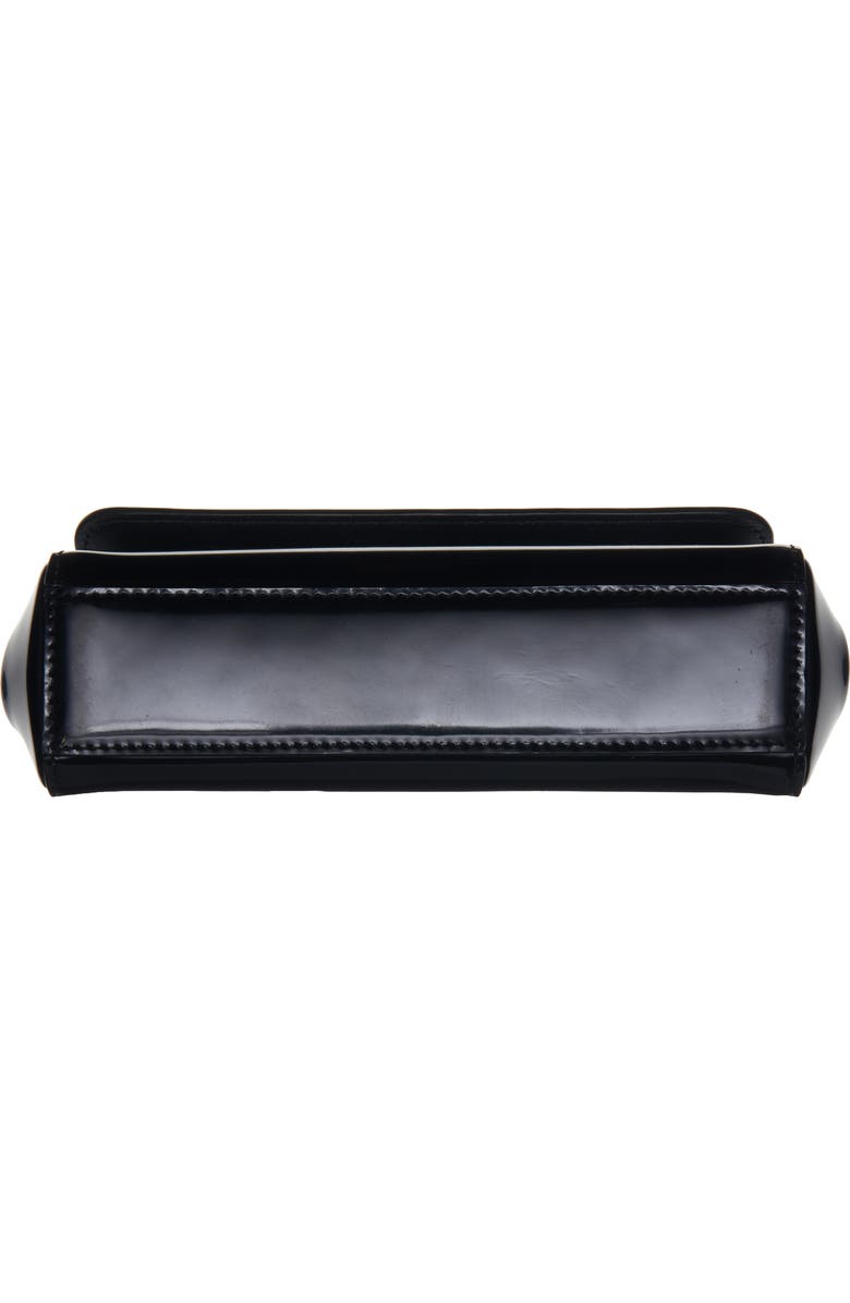 Dolce&Gabbana Small Sicily East/West Patent Leather Handbag, Alternate, color,