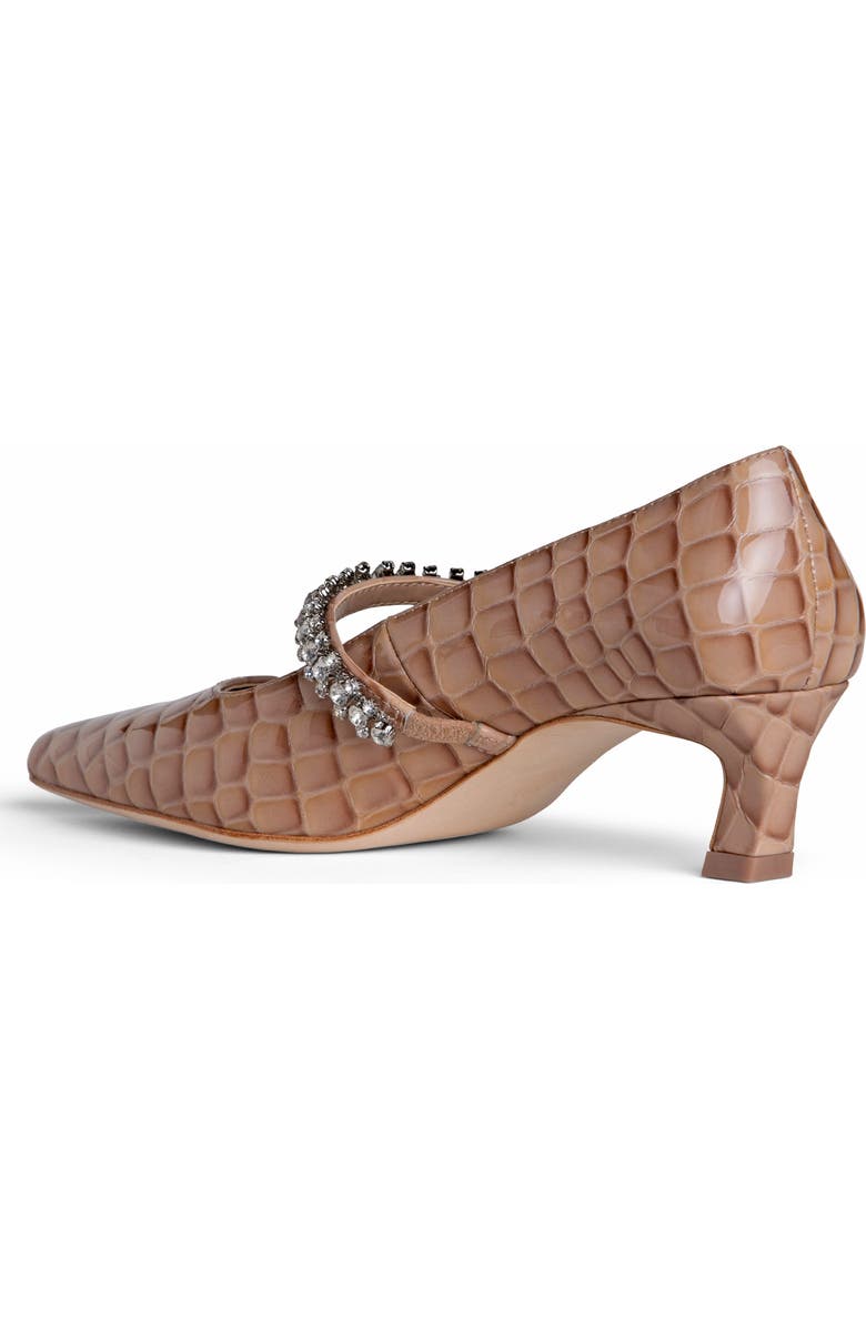 Allegra James Antonella Embossed Leather Pump, Alternate, color,