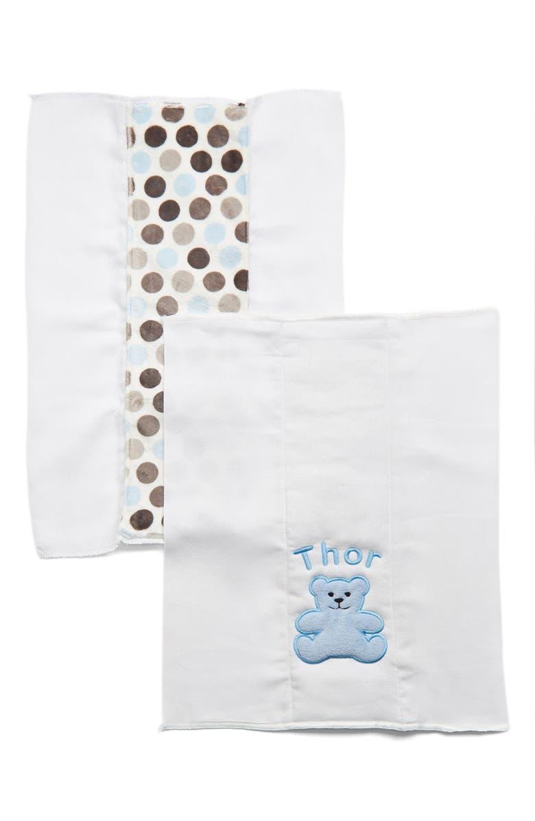 Bibz N Thingz Personalized Burp Cloths, Main, color, 