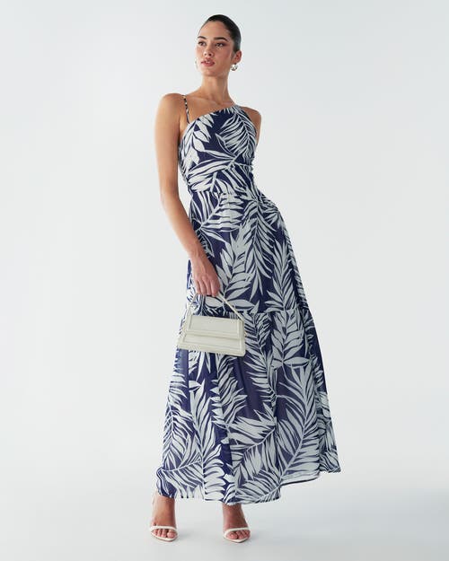 Bwldr Vincent Maxi Dress In Blue