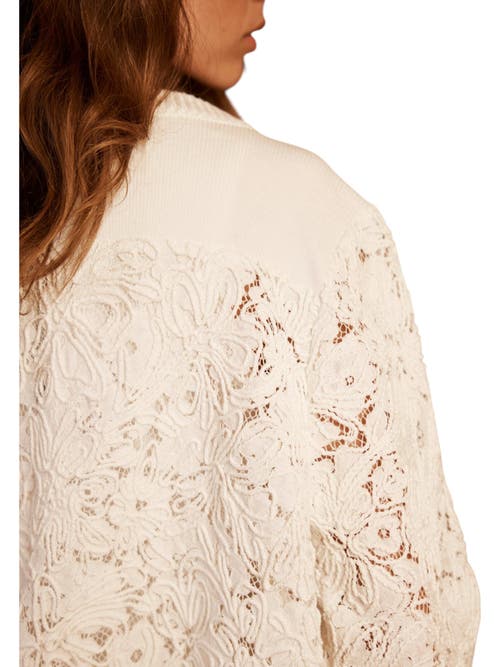 MINT VELVET MINT VELVET LACE MIX BOMBER